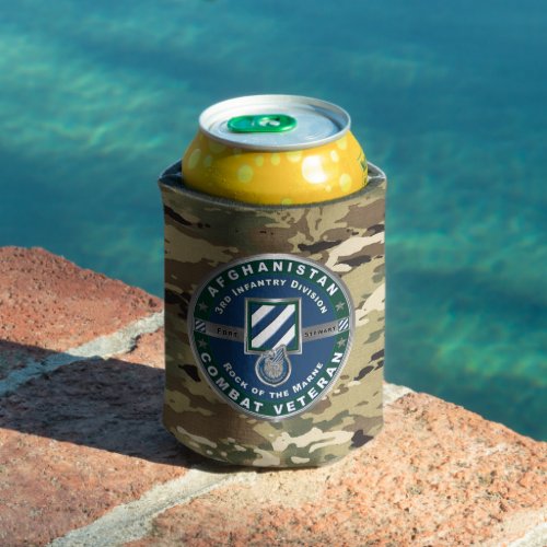 3rd Infantry Division Afghanistan Veteran Can Cooler