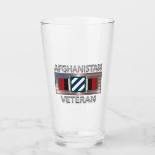 3rd Infantry Division Afghanistan Veteran Glass