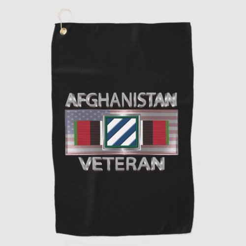 3rd Infantry Division Afghanistan Veteran Golf Towel