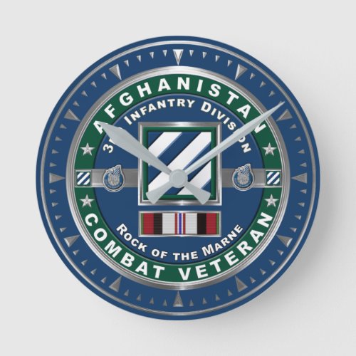3rd Infantry Division Afghanistan Veteran Round Clock