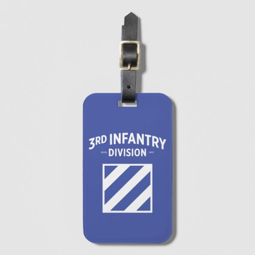 3rd Infantry Division Badge Luggage Tag