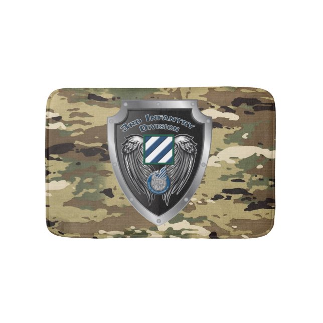 3rd Infantry Division Bath Mat (Front)