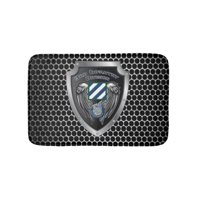 3rd Infantry Division Bath Mat (Front)