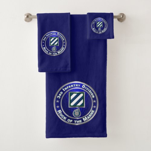 3rd Infantry Division  Bath Towel Set