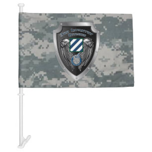 3rd Infantry Division Car Flag