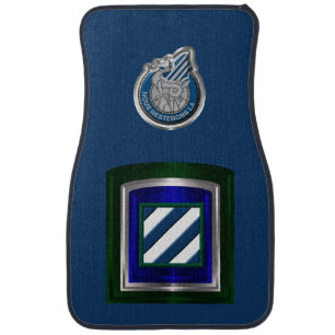 3rd Infantry Division Car Floor Mat
