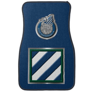 3rd Infantry Division Car Floor Mat