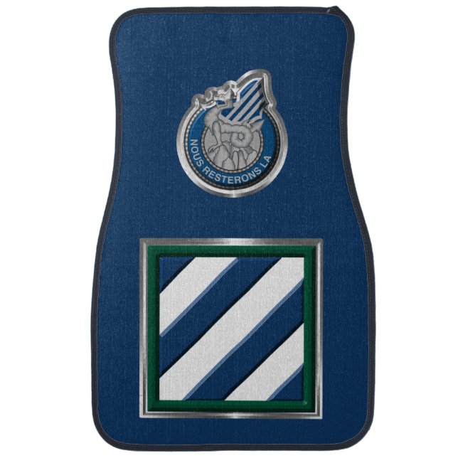3rd Infantry Division Car Floor Mat (Front)