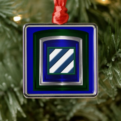 3rd Infantry Division Christmas Ornament