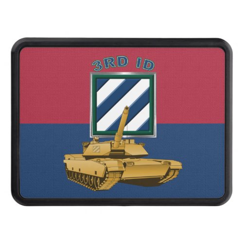 3rd Infantry Division Colors Hitch Cover