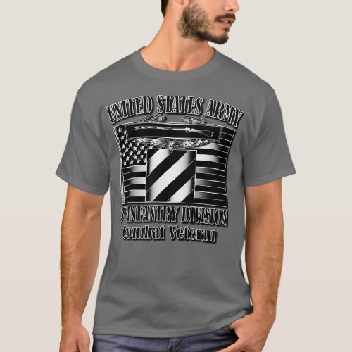 3rd Infantry Division Combat Veteran T_Shirt