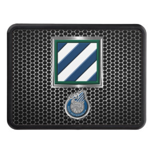 3rd Infantry Division Custom Patch  Hitch Cover