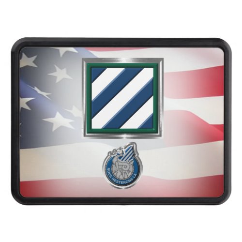 3rd Infantry Division Custom Patch  Hitch Cover