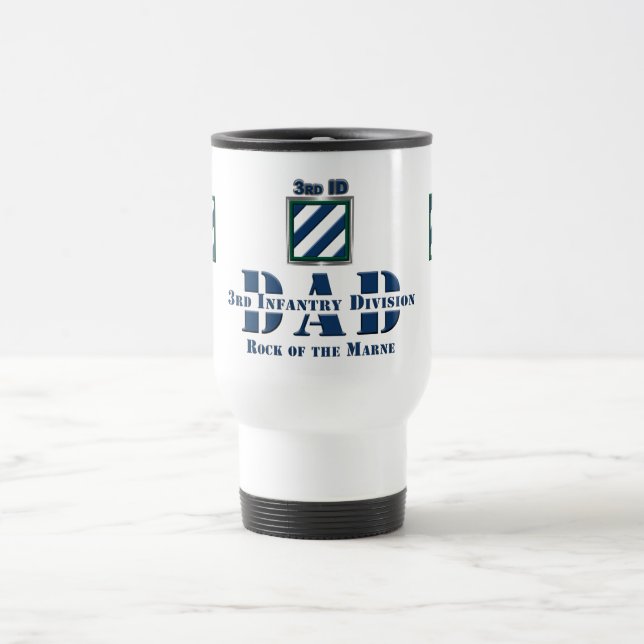 3rd Infantry Division DAD Travel Mug (Center)