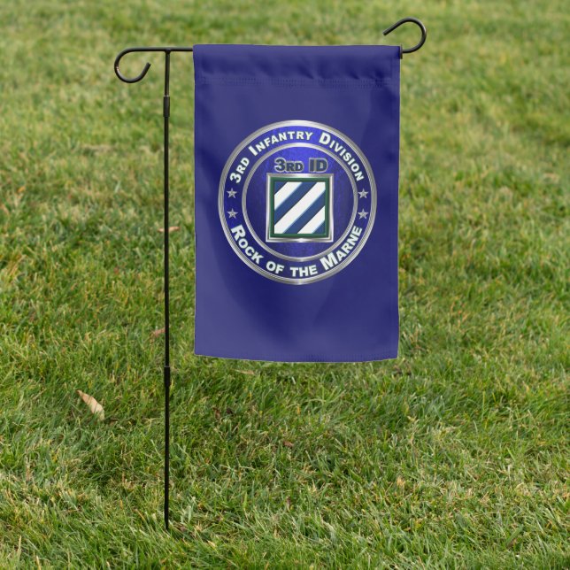 3rd Infantry Division   Garden Flag (In SItu)
