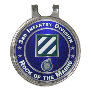3rd Infantry Division  Golf Hat Clip