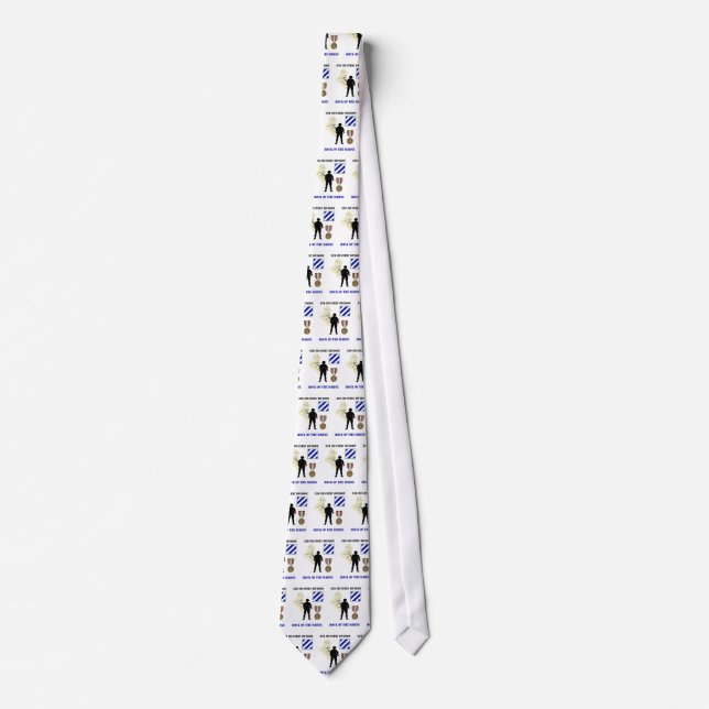 3rd Infantry Division Iraq War Vet Tie (Front)