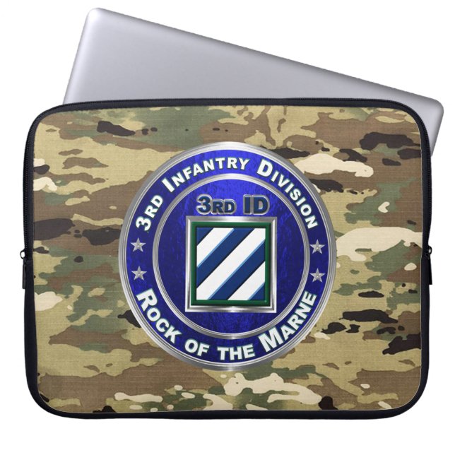 3rd Infantry Division  Laptop Sleeve (Front)