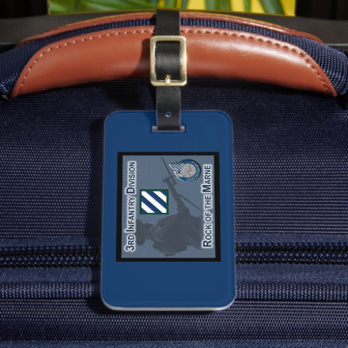 3rd Infantry Division Luggage Tag