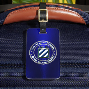 3rd Infantry Division Luggage Tag
