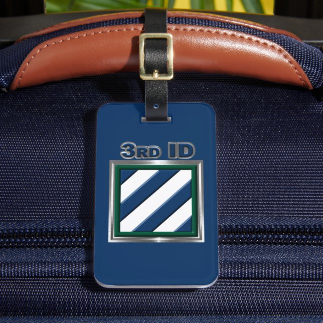 3rd Infantry Division  Luggage Tag (Front Insitu 2)