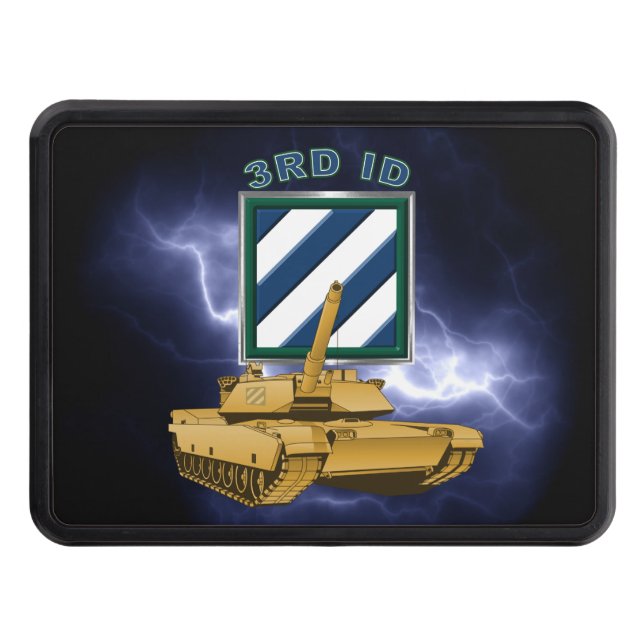 3rd Infantry Division “Night Sky Lightning” Hitch Cover (Front)