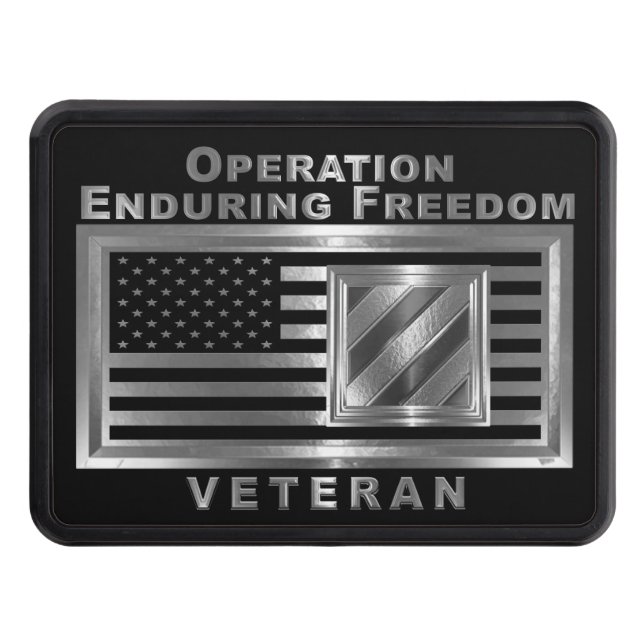 3rd Infantry Division “Operation Enduring Freedom” Hitch Cover (Front)