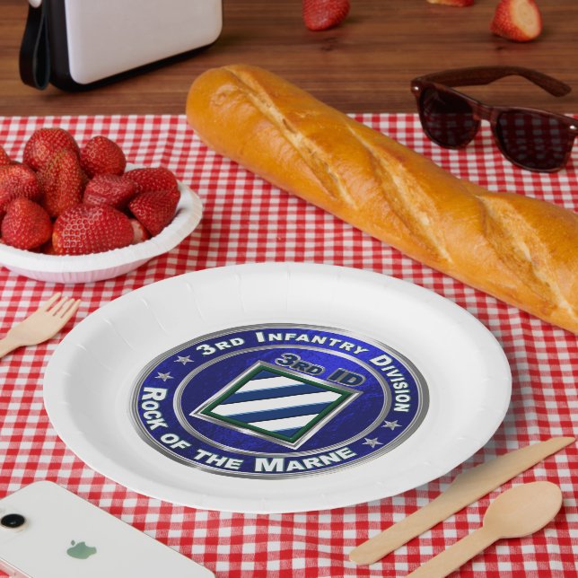3rd Infantry Division  Paper Plates (Picnic)