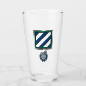 3rd Infantry Division Patch & Insignia Glass