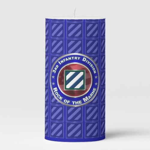 3rd Infantry Division   Pillar Candle