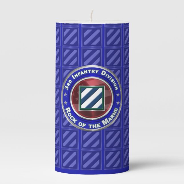 3rd Infantry Division   Pillar Candle (Front)