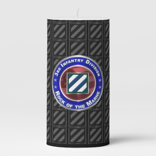3rd Infantry Division  Pillar Candle