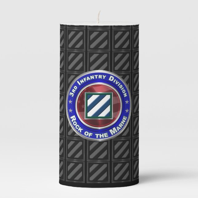 3rd Infantry Division  Pillar Candle (Front)