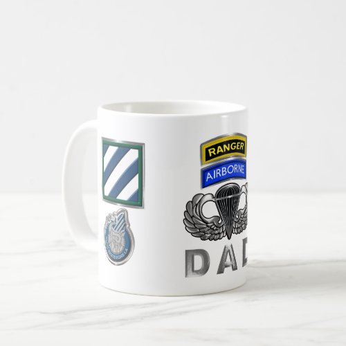 3rd Infantry Division Ranger Airborne Dad Coffee Mug