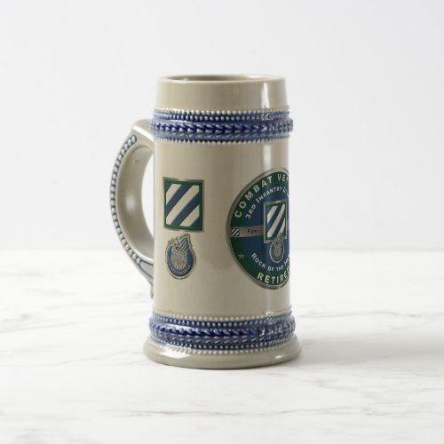 3rd Infantry Division  Retired Beer Stein