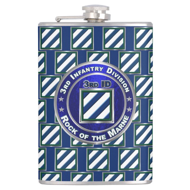 3rd Infantry Division Retired Flask (Front)