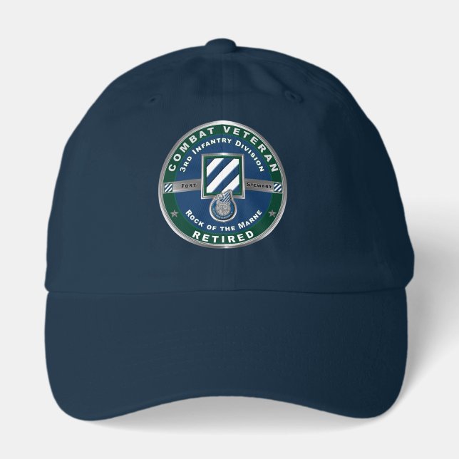 3rd Infantry Division Retired  Hat (Front)