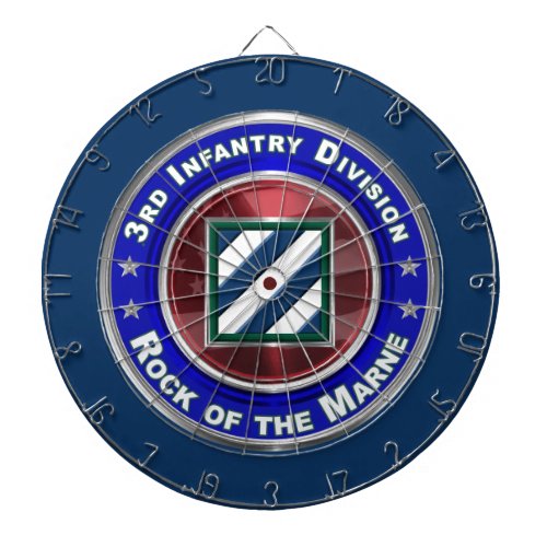 3rd Infantry Division Rock of the Marne Dart Board
