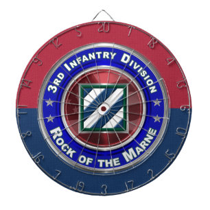 3rd Infantry Division Rock of the Marne! Dart Board