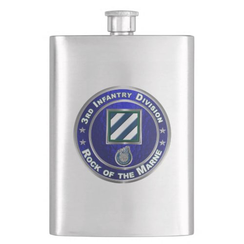 3rd Infantry Division Rock of the Marne Flask