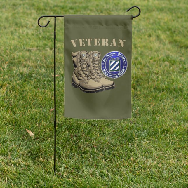 3rd Infantry Division “ROCK OF THE MARNE” Garden Flag (In SItu)