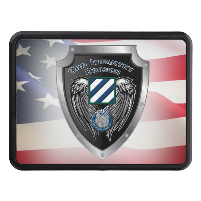 3rd Infantry Division “Rock of the Marne”  Hitch Cover (Front)