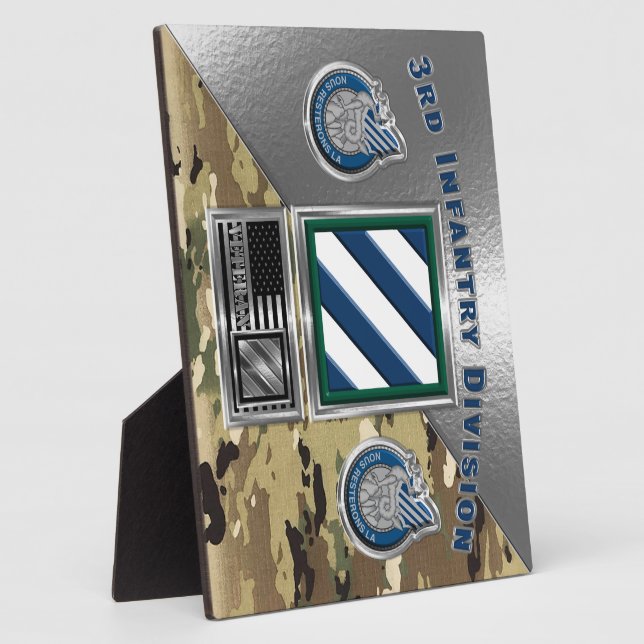3rd Infantry Division “Rock of the Marne” Plaque (Side)
