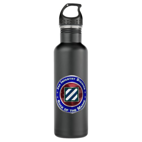 3rd Infantry Division Rock of the Marne Stainless Steel Water Bottle