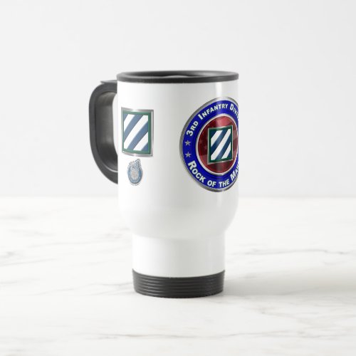 3rd Infantry Division Rock of the Marne Travel Mug