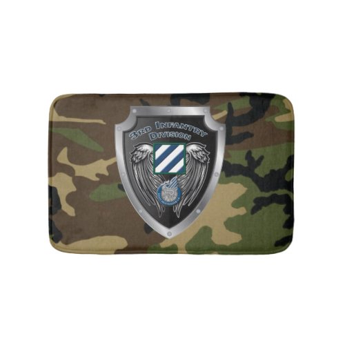 3rd Infantry Division Veteran Bath Mat