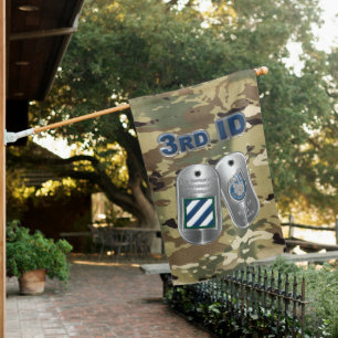 3rd Infantry Division Veteran House Flag