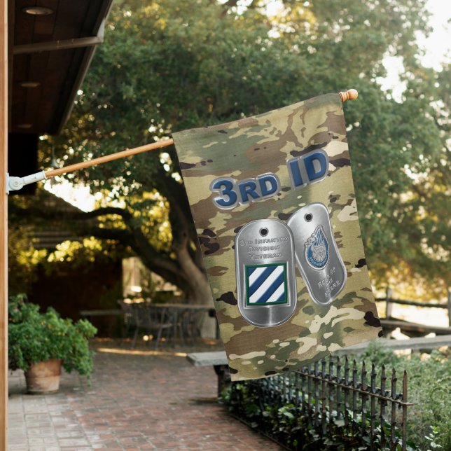 3rd Infantry Division  Veteran House Flag (In SItu)
