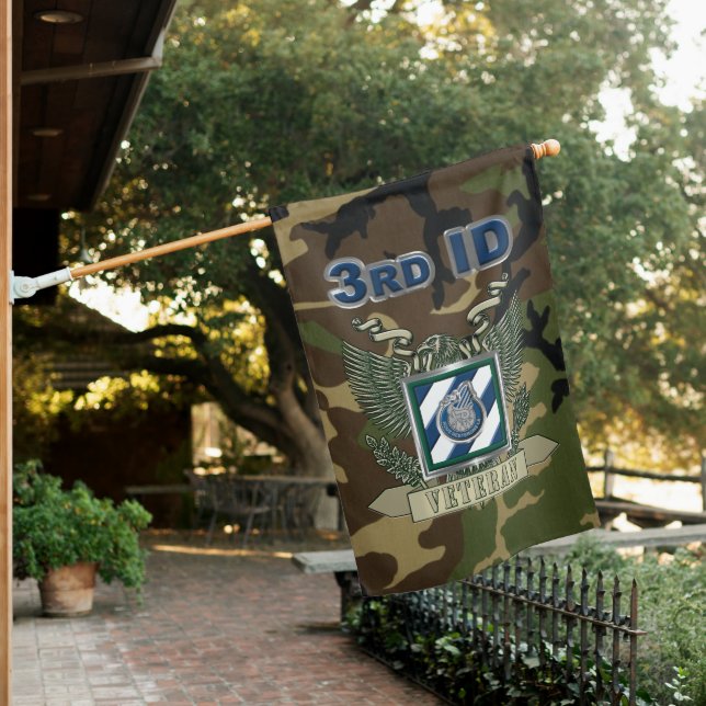 3rd Infantry Division  Veteran House Flag (In SItu)