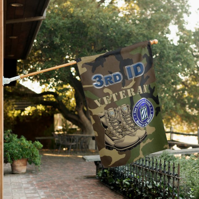 3rd Infantry Division  Veteran House Flag (In SItu)